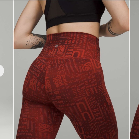 Lululemon 🦄 Graphic 🦄 Wunder Train High-Rise- Size 8 - Picture 2 of 3